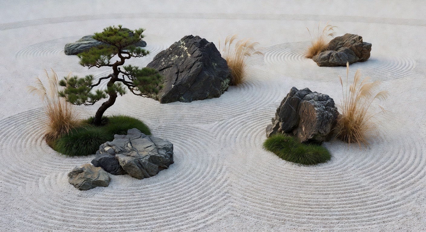 岩組み庭園